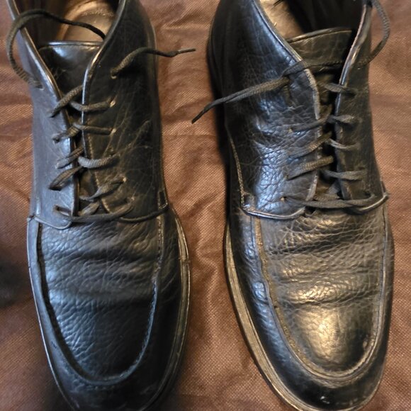 USED PAiR OF COLEHANN LEATHER CHUKKA BOOTS\' 9D main image 5